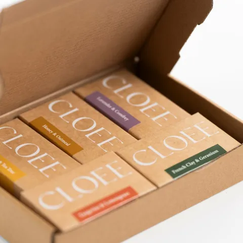 【CLOEE】2-in-1潔顏沐浴好好皂 禮盒5入組 附禮袋 2-in-1 Face & Body Cleansing Cold Process Soap Set of 5✿70B005